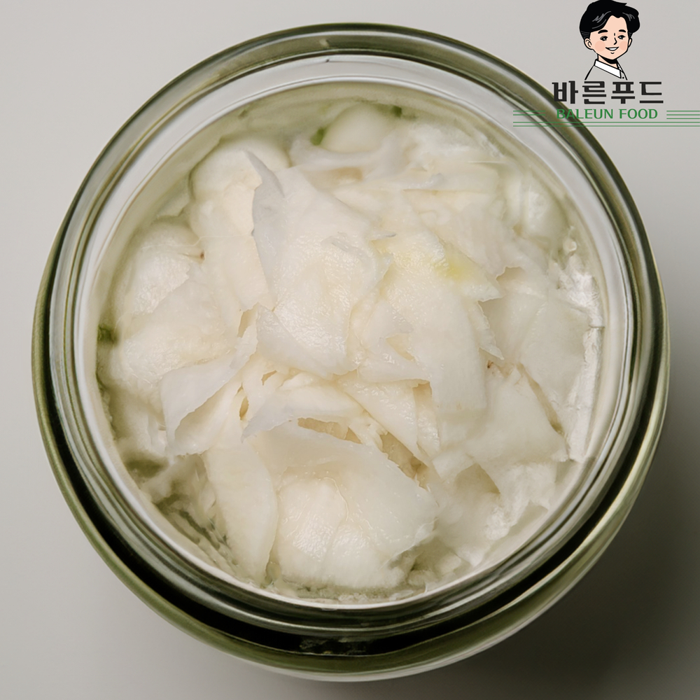 으뜸 냉면무 백김치 5KG 냉면김치 냉면무절임 아이스박스 기본배송 : 바른푸드 으뜸깍두기
