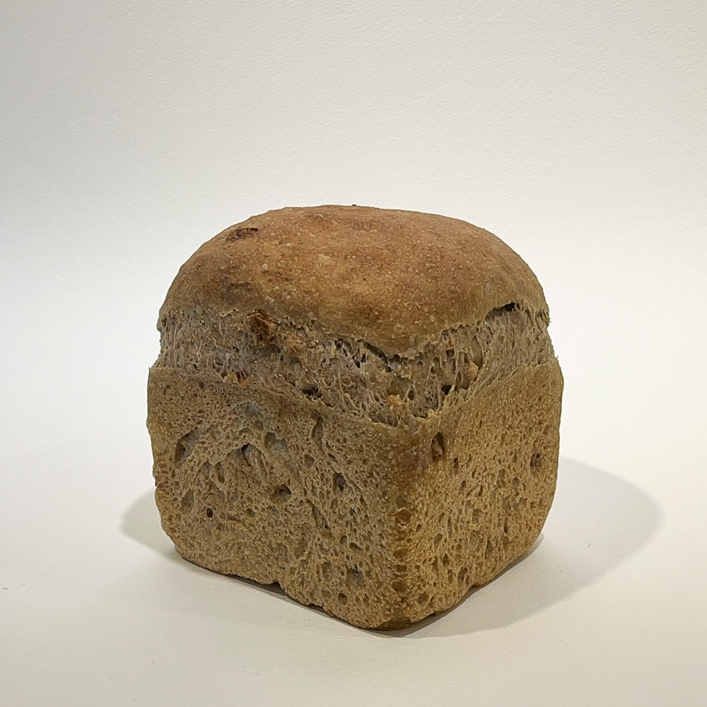 통밀 100% 호두 식빵 (450g 1개 우리통밀 통곡물 무설탕 비건 건강 발효 식사) : 르뱅의 호밀빵