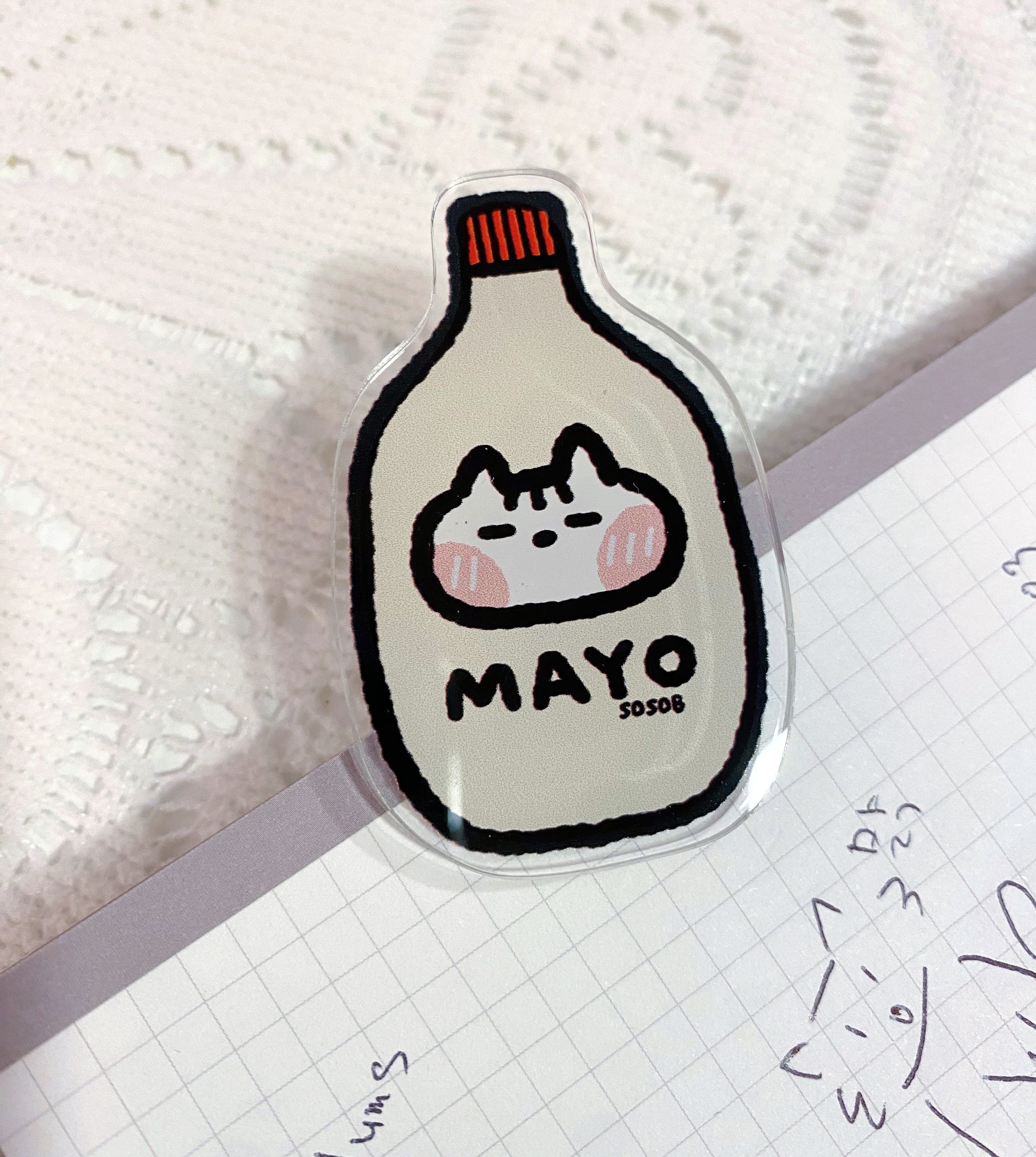 [소소비] 마요 아크릴집게 : 냥토피아