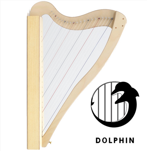 돌핀하프 21현 Dolphin Harp 내추럴, 레드 색상선택 국산하프 : Segye String