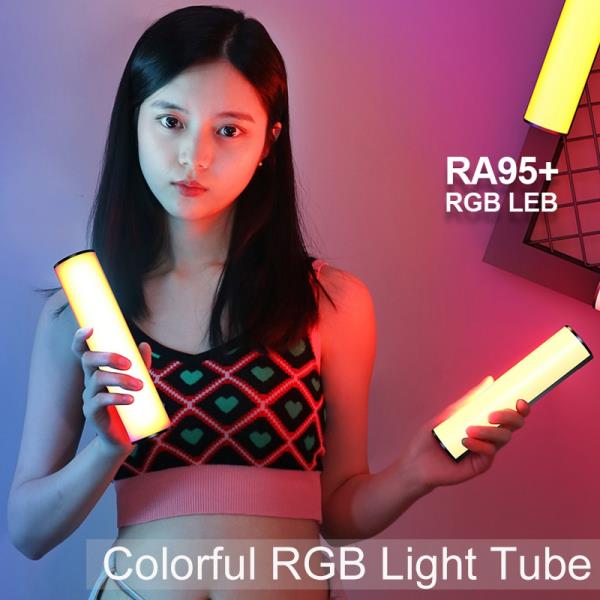 RGB 라이트 튜브 스틱 LED 비디오 다채로운 사진, 소프트 필 녹화, 주변 조명, 앱 제어 자석 : 태창엠알오3