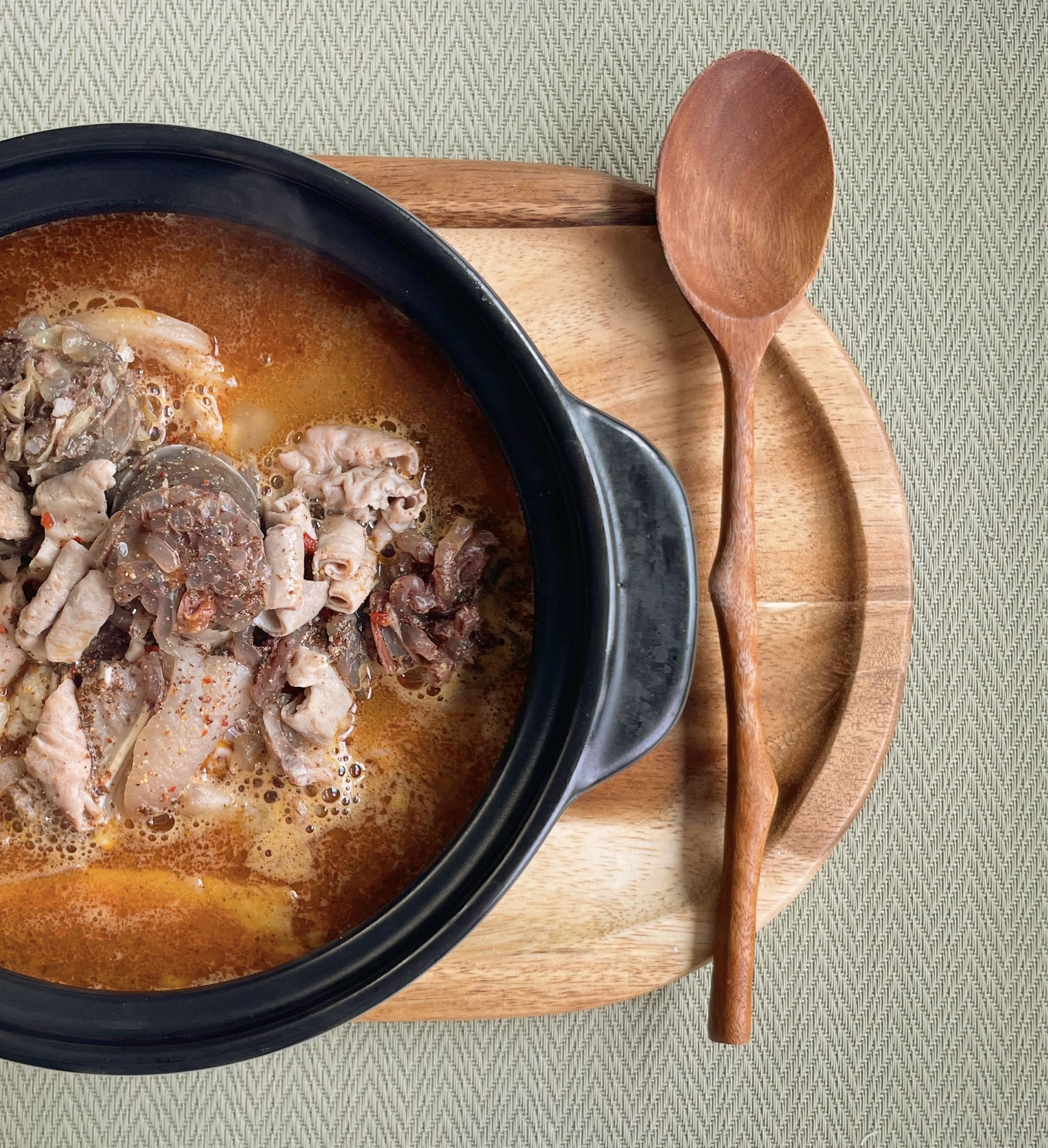 옥순대_순대국밥(2인분) 고급순댓국 용인맛집 원평시골장터순댓국 : 옥순대