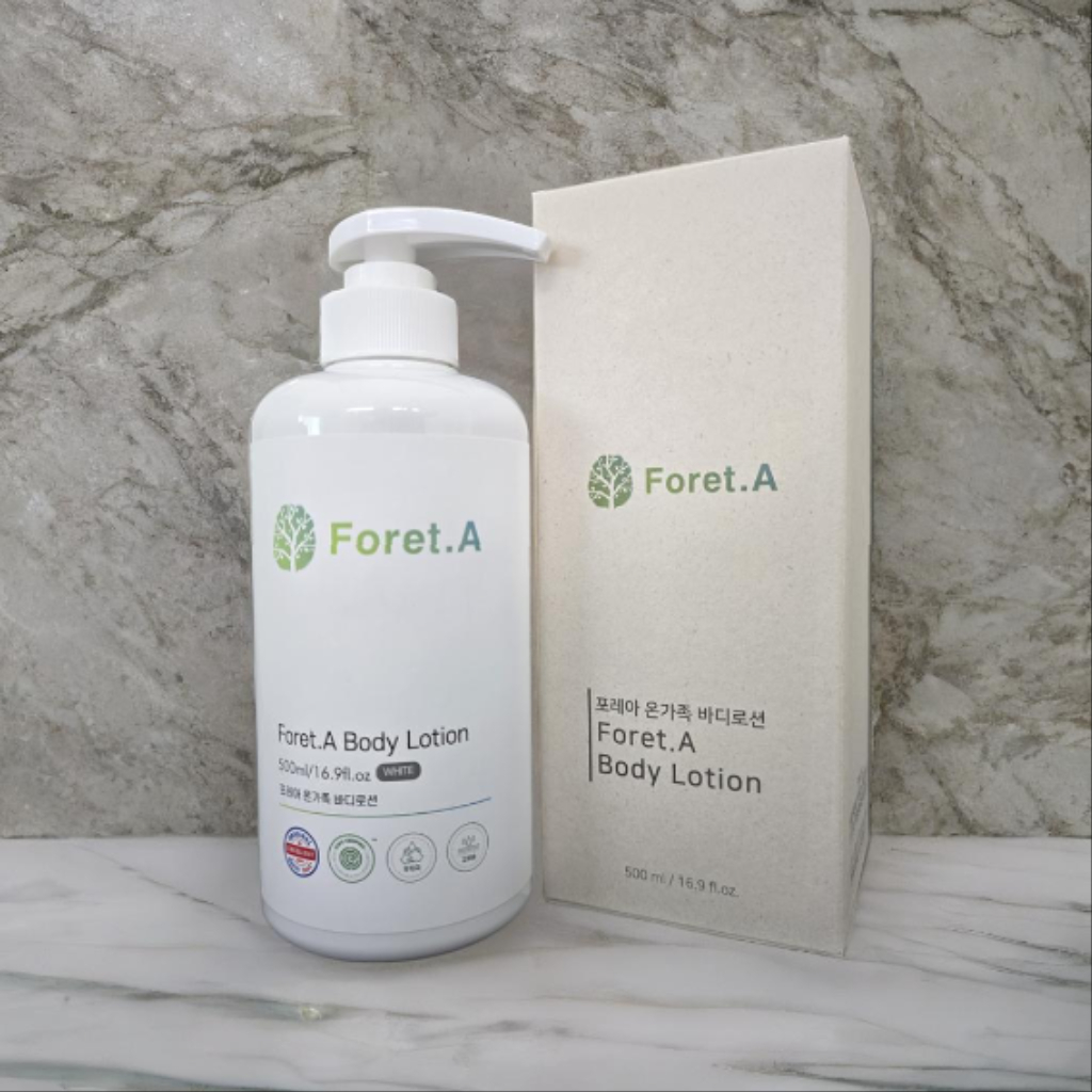 리윤바이오 포레아 Foret.A 온가족 바디로션 대용량 500ml / 무자극 고보습 알러지프리 자연유래성분 : 리윤바이오