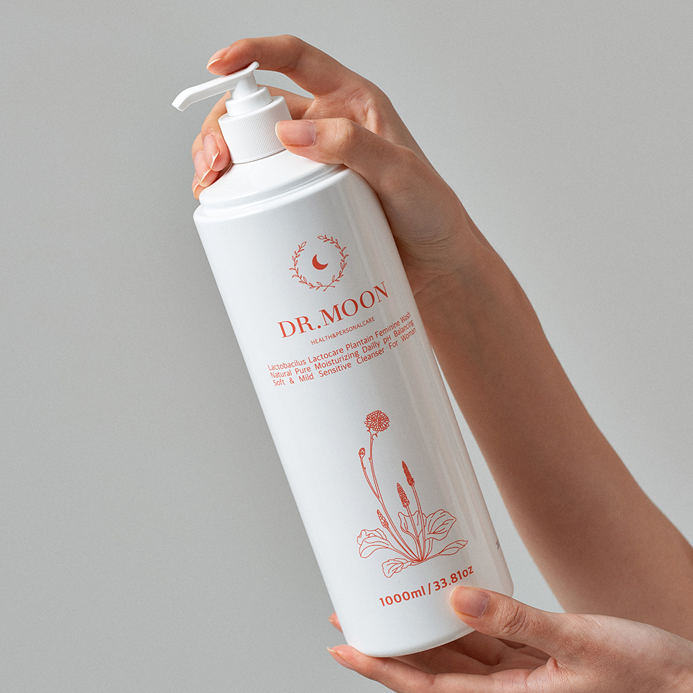 닥터문 유산균 락토케어 질경초 대용량 여성청결제 1000ml Y존케어 약산성 모든피부용 : GoMR지오엠알