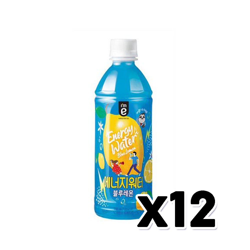 아임이 에너지워터 블루레몬 500ml x 12개 : 블리스원샵