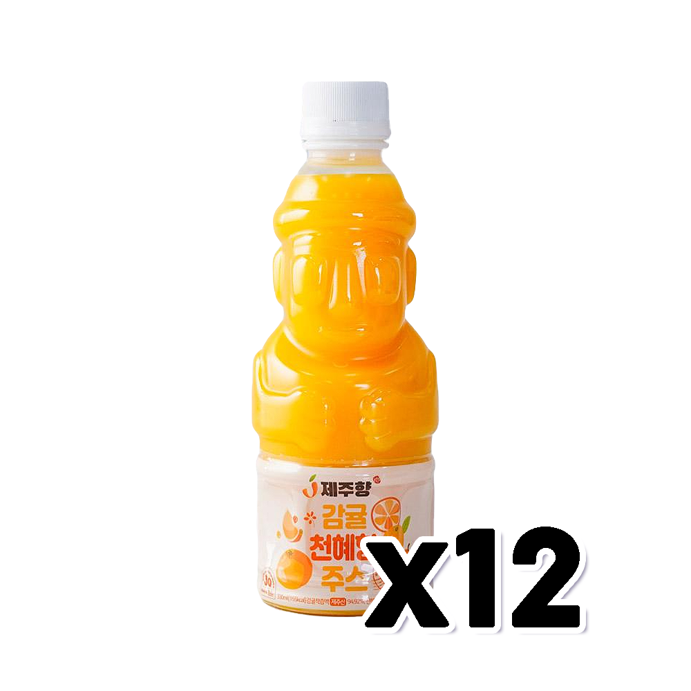 제주향 감귤천혜향주스 페트음료 330ml x 12개 : 블리스원샵