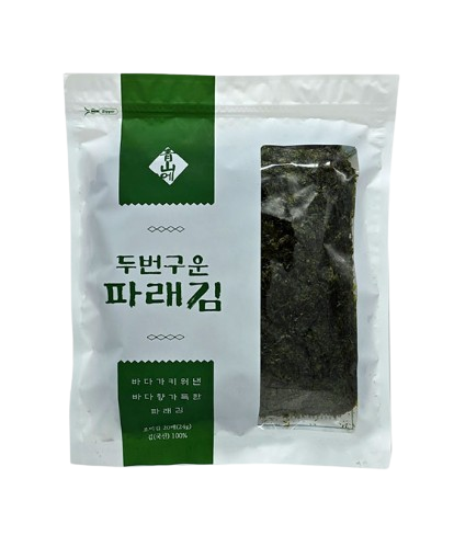 청산에 두번 구운 파래김(20매×10봉,지퍼백) : 비타상사
