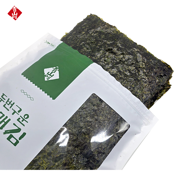 두번구운 파래김 20매 (24g) × 5팩 : 청산에식품