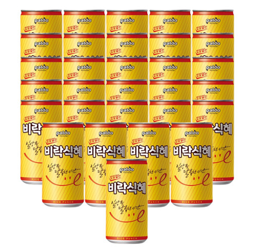 팔도 비락식혜 밥알없는 식혜 175ml x30캔 : 맛집유통
