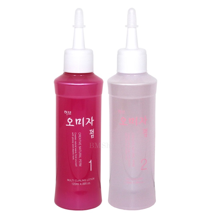 허브 오미자 펌 1제2제 각120ml  /티트리오일과 오미자추출물 함유/유수분밸런스유지/일반펌 열펌 시술시 모발손상최소/ 정품 : 후율헤어마켓