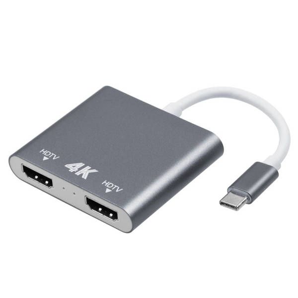 C타입 USB to HDMI 4K 노트북 외장그래픽카드 컨버터 : 다이뜨라요기