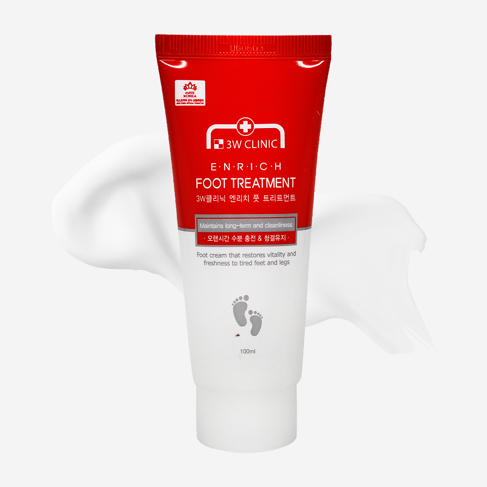 3W클리닉 엔리치 풋 트리트먼트 100ml : 자이코스메틱