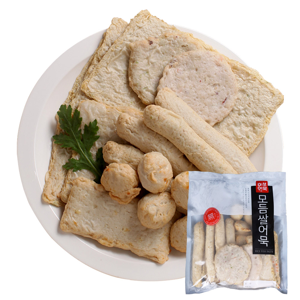 부산어묵 부산오뎅 어육 90% 쌀어묵 쌀모듬 700g : 지구마을 친환경농산물