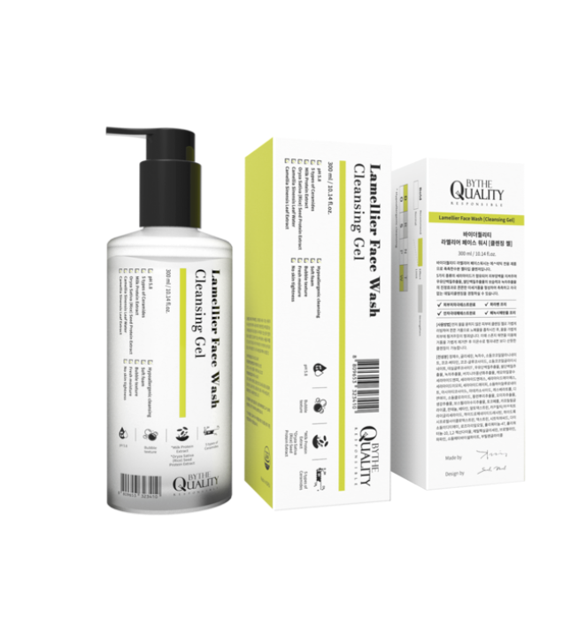 바이더퀄리티 라멜리어 페이스 워시 클렌징 젤 300ml : 제이더블유메디스킨