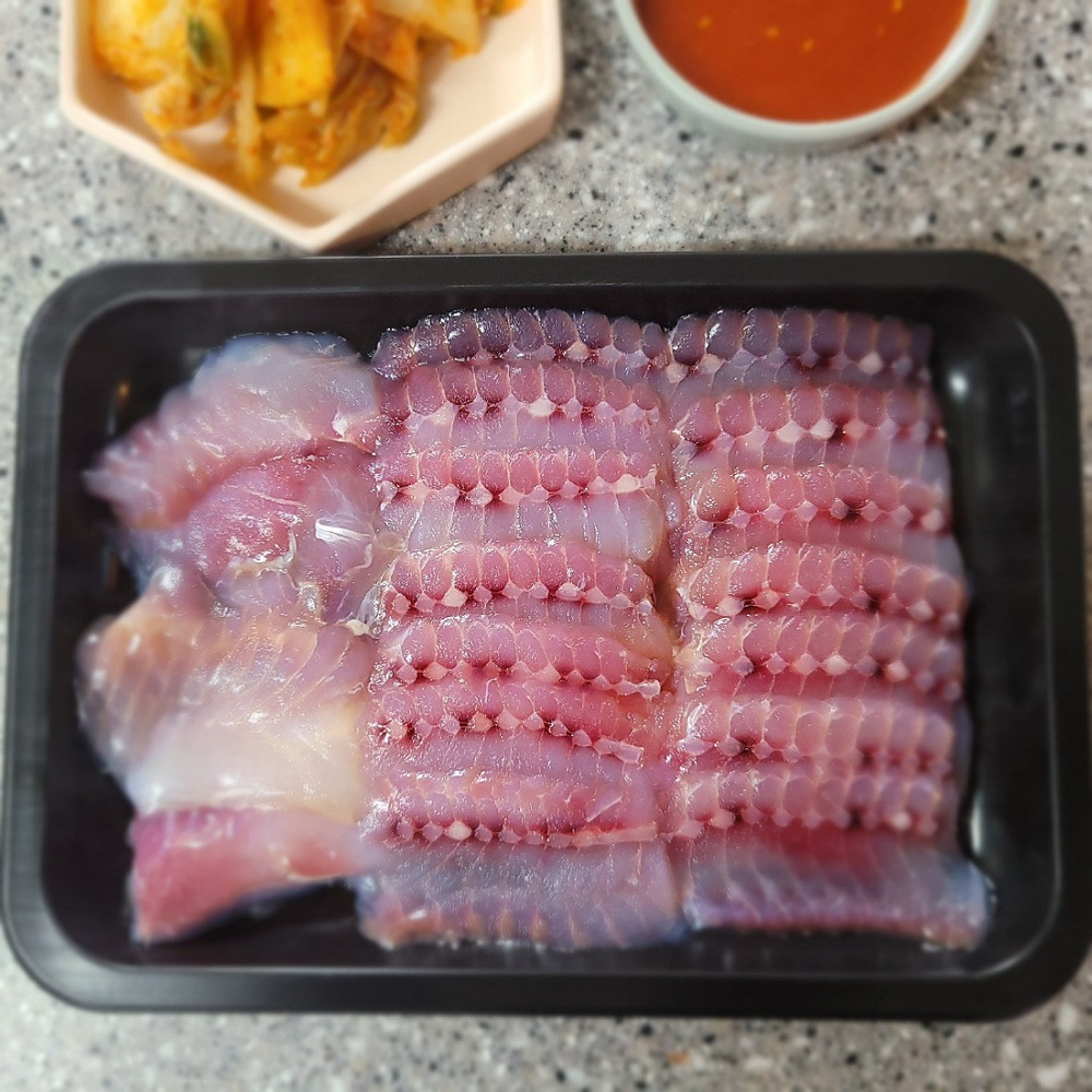 흑산도 홍어 500g 홍어애 국산 삭힌 홍어 회 삼합 : 안녕하농수산