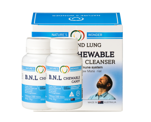 네이쳐스원더  BNL캔디 B.N.L CANDY (BRONCHIAL AND LUNG CLEANSER CHEWABLE) : 주식회사 네이쳐스바이오텍