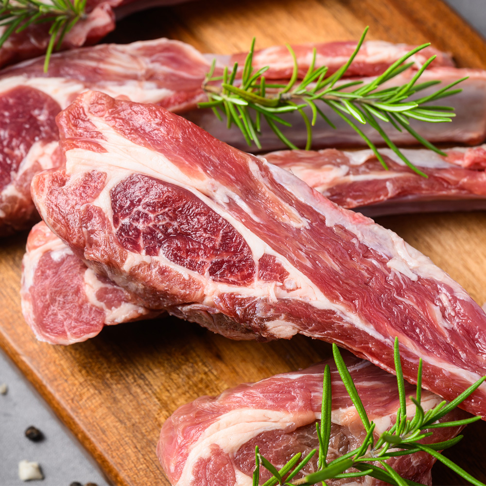 숄더랙 토마호크 냉동양고기 홈파티 양갈비 바베큐 900g : 육잡스
