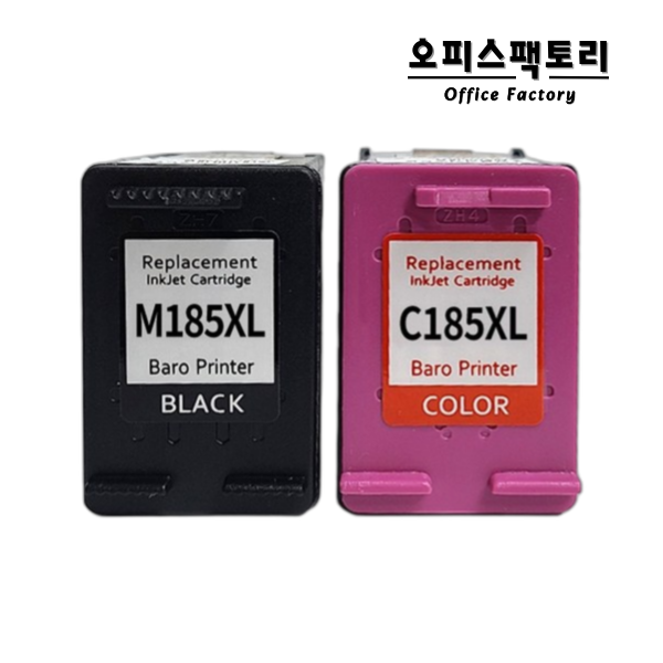 삼성 INK-M185XL 블랙 재생잉크 3.3배 특대용량 SL-J1680 J1780W : Office팩토리