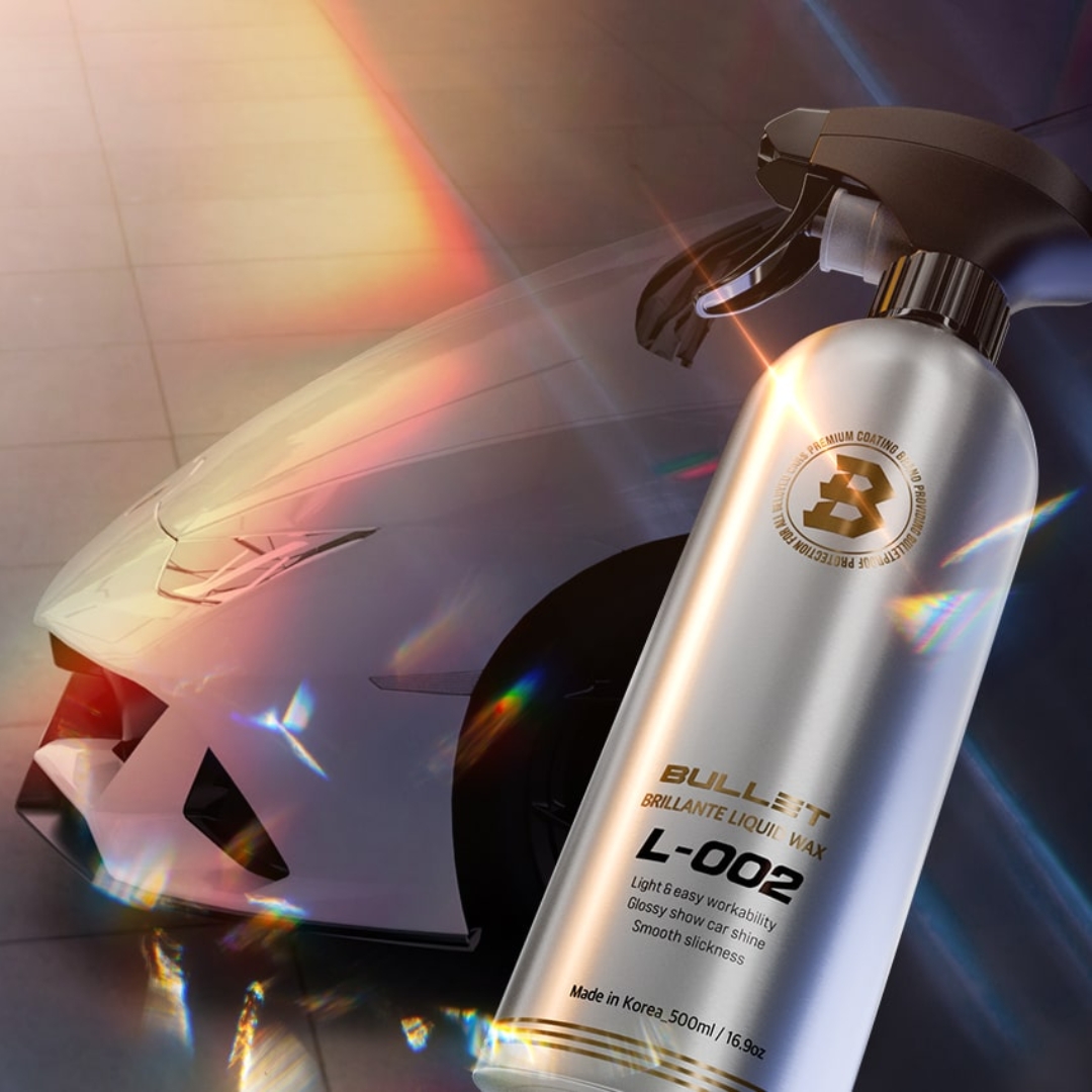 더클래스 불렛 L-002 브릴란테 물왁스 500ml SiO2 유리막 퀵디테일러 L002 : 라이프앤오토몰