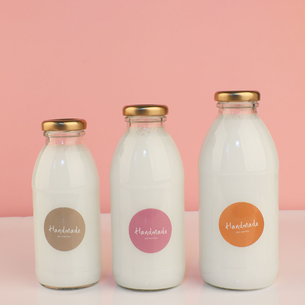 밀크티병 300ml 400ml 500ml 1박스 우유병 음료병 쥬스 더치 유리병 모음 : 가인 글로벌