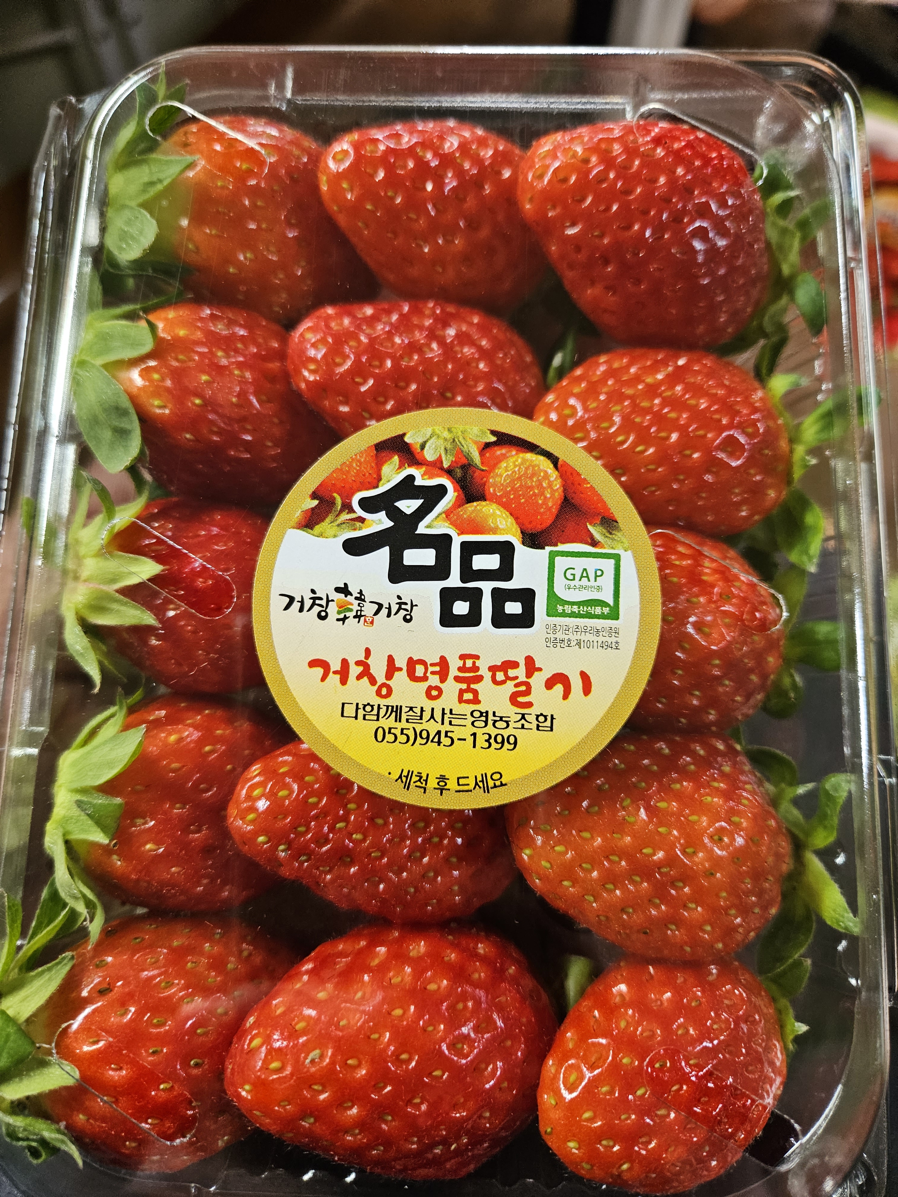 재재팜 거창 설향딸기 1kg : 재재팜 JaeJaefarm