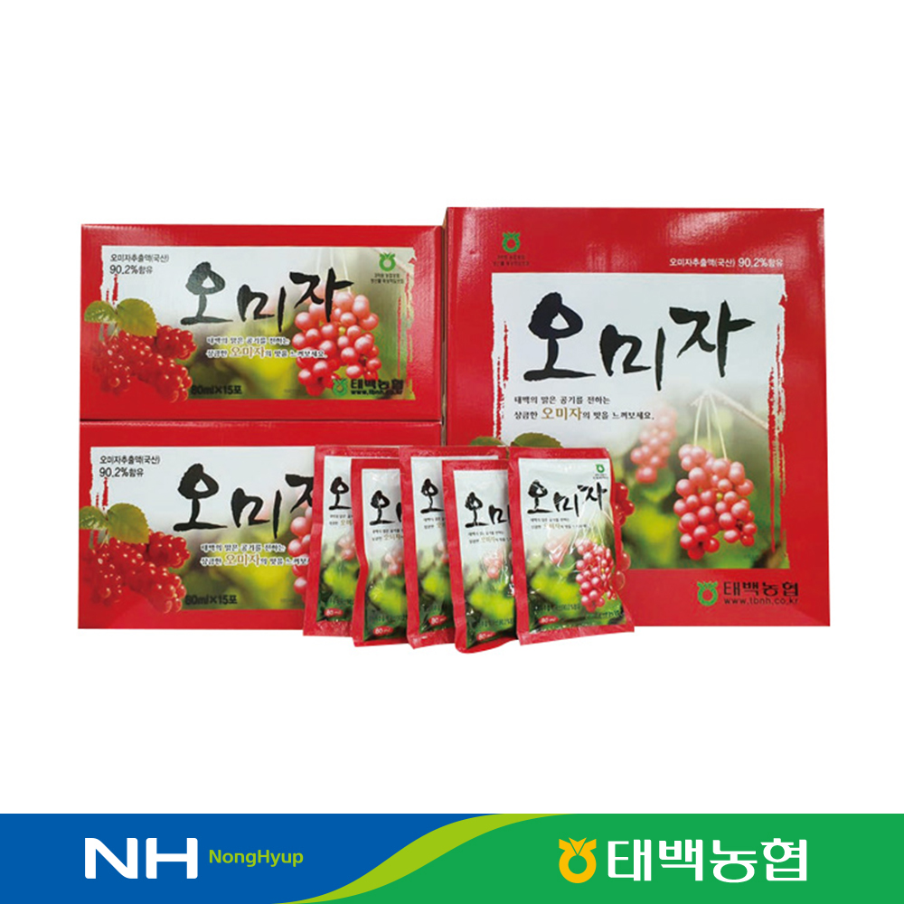 ★행사할인★[태백농협] 오미자 80ml x 30포 (8803306700078) : 서울서남부농협하나로마트