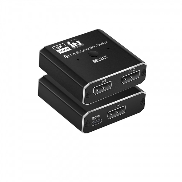 HDMI 선택기 8K 모니터 셀렉터 스위치 유전원 IN-DP8KSW21 : 인네트워크