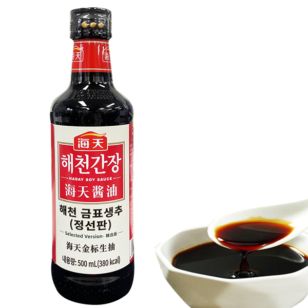 중화국제 해천 금표생추간장500ml : 중화국제푸드몰