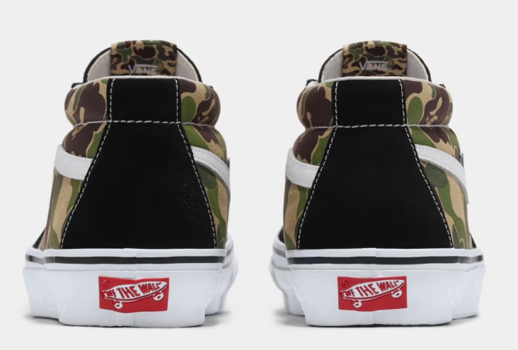 [베이프정품] 운동화  베이프 반스 콜라보 스케이트8 미드 BAPE X VANS  SK8-MID : 재팬베이프스토어