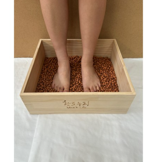 황토볼 발 마사지 혈자리 황토 맨발 흙 밟기 발바닥 지압기 마사지기 : 알리웨이