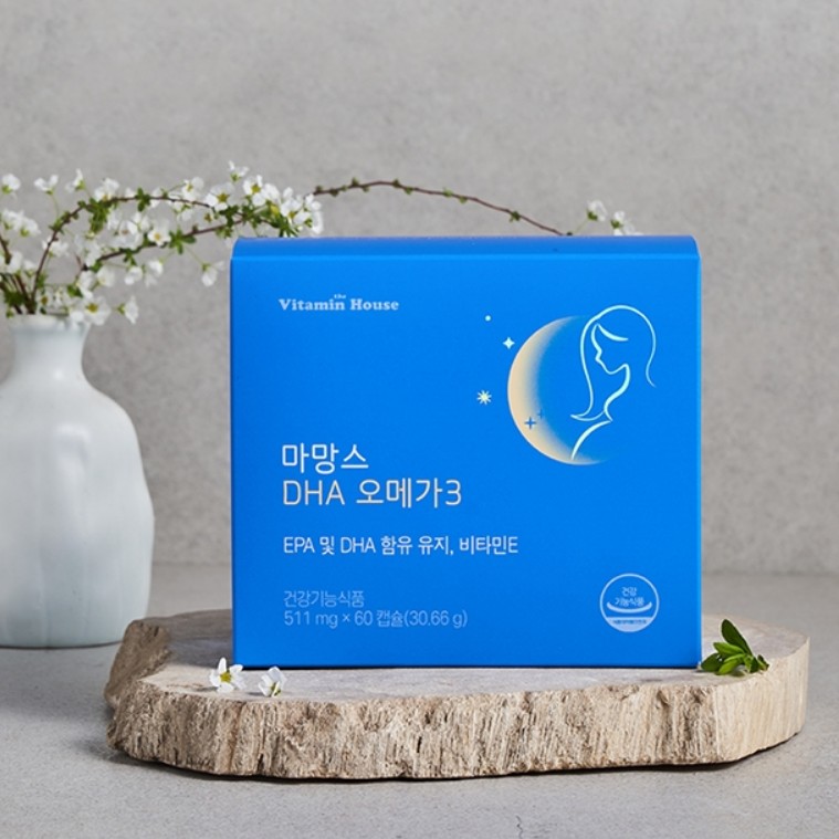 [비타민하우스] 마망스 EPA DHA 초임계 알티지 rTG 오메가3 511 mg (60캡슐) : 셀라 공간