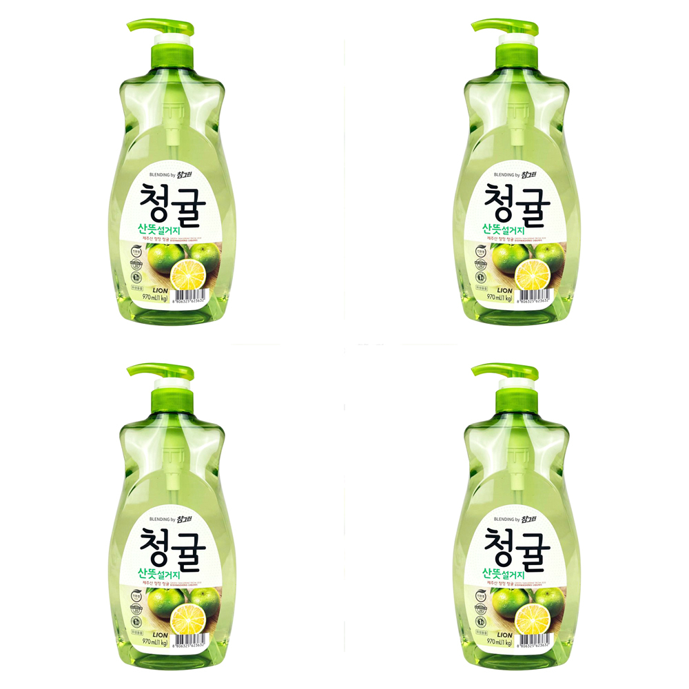 설거지 용기형 청귤 산뜻한 주방세제 주방 세제 친환경 천연 용품 세정제 세척제 청소 세정 : 이소마트365