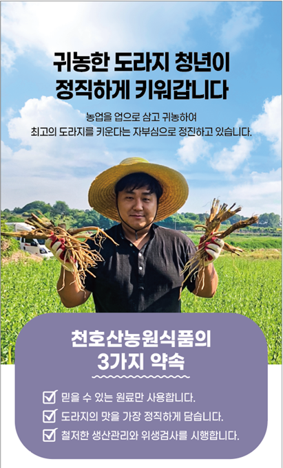천호산농원식품 도라지청 약도라지청  260g 550g : 천호담