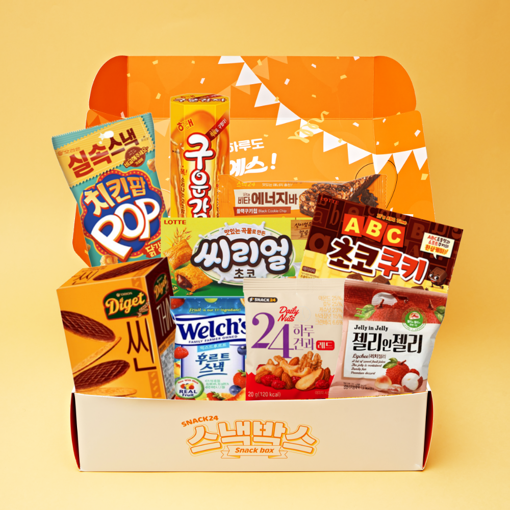 스낵24 스낵박스 단짠구성 호텔웰컴박스 조카선물 직장인스낵선물 : 스낵24마켓