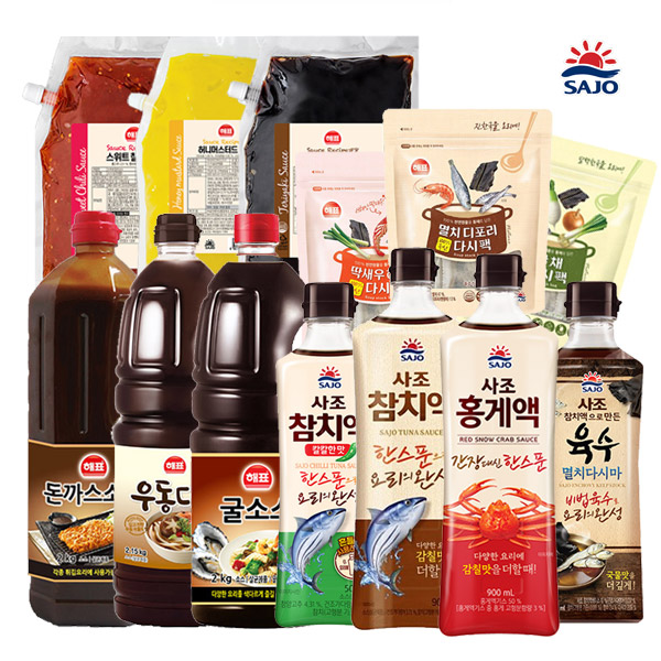 사조해표 참치액 500g 액젓 다시팩 갈비양념 코인육수 다진마늘 캡사이신 칠리소스 : MIDSHOP