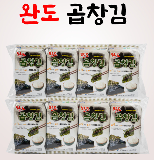 [해초맘] 완도곱창김 식탕용 도시락김 (24봉) : 완도해초맘