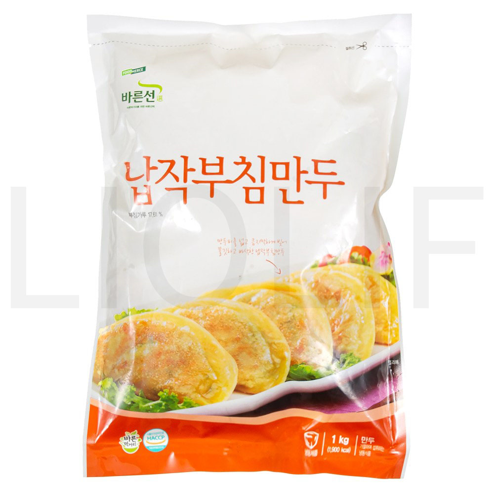 납작부침만두 만두 (냉동) 1kg 1개 : SUPER SALE