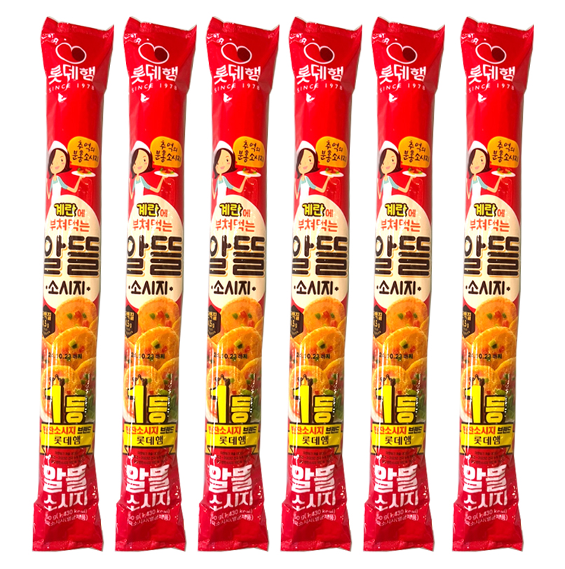 롯데 알뜰 소시지 650g 6개 : 수찬몰