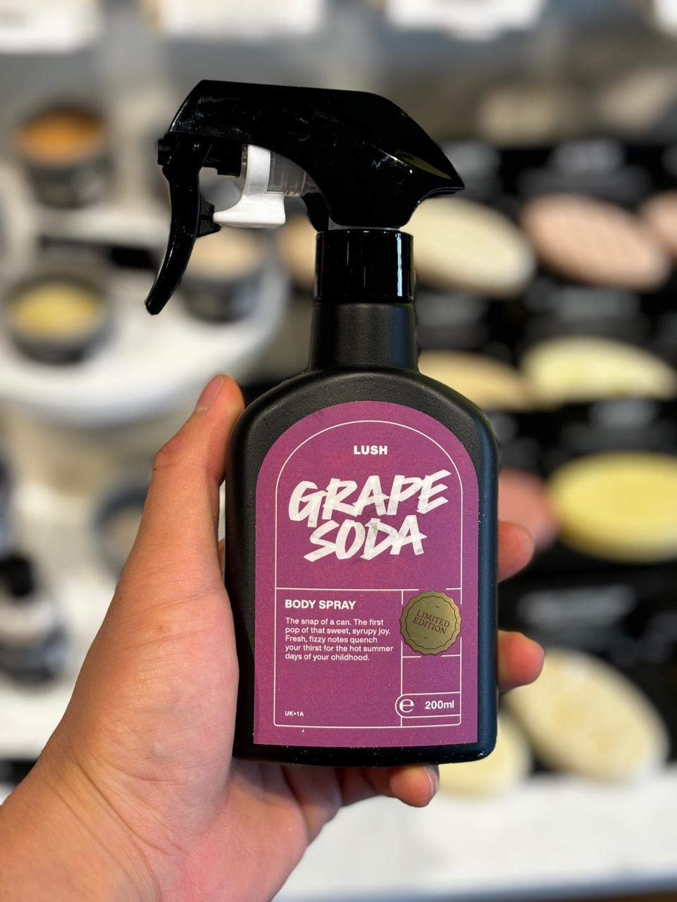 러쉬 영국 바디 스프레이 그레이프 소다 200ml : 첼시마켓