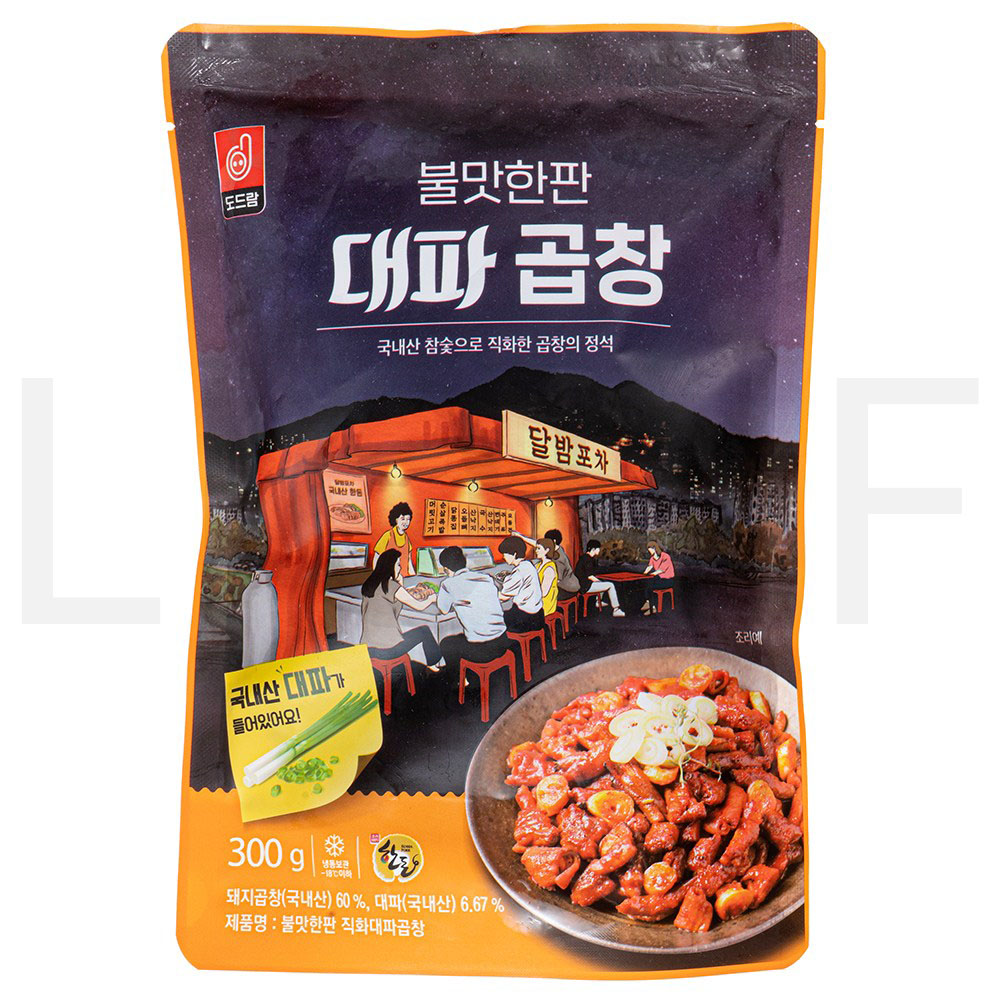 도드람 기타냉동/간편조리식품 불맛한판 대파 곱창 (냉동) 300g 1개 : SUPER SALE