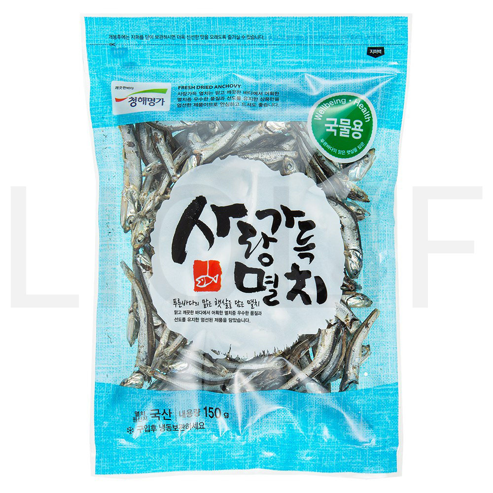 청해명가 멸치 사랑가득멸치 국물용 150g 1개 : SUPER SALE