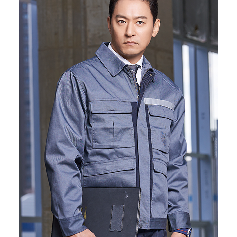 PR110 멀티 포켓 사철복 상의 (GREY) : 유닉스피복