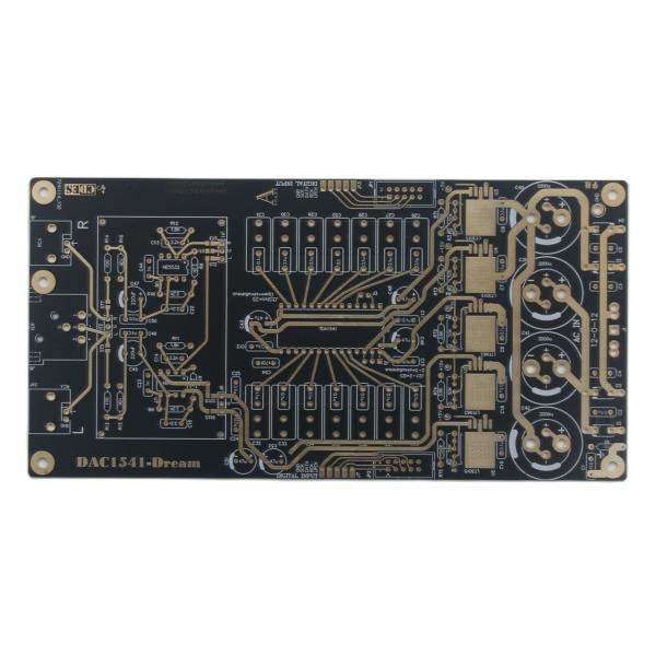 TDA1541 오디오 DAC 디코더 보드, PCB 금도금 트레이스 기반 : 태창엠알오
