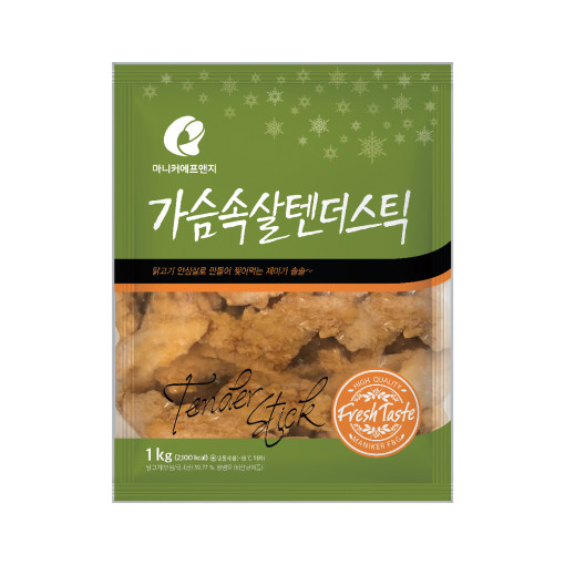 마니커에프앤지 마니커 산적구이 텐더스틱 버팔로 윙 봉 에어프라이어 치킨 너겟 닭봉 케이준 : 더케이푸드