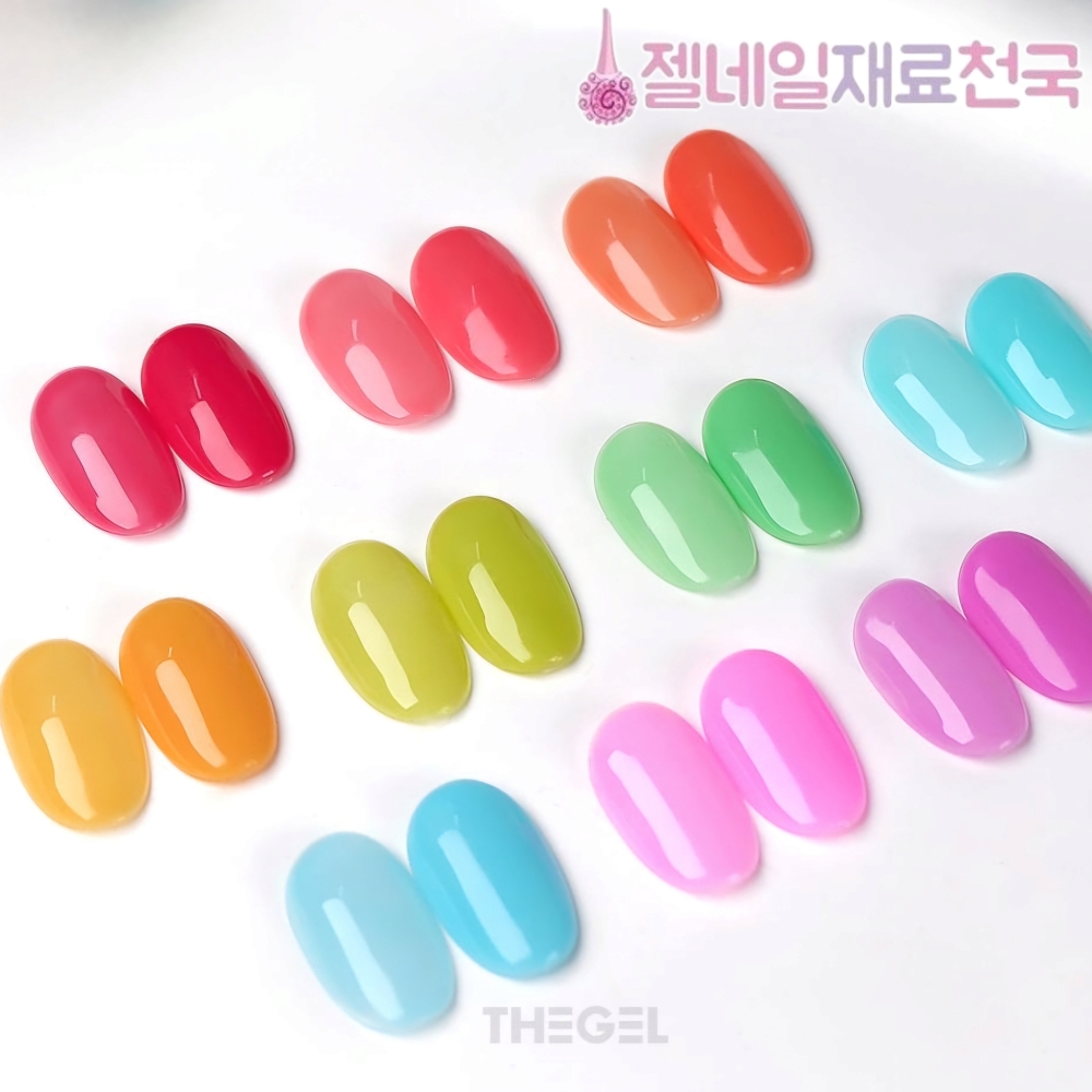 더젤 젤리빈 반 시럽젤네일 크리스톤 2알 세트 : 젤네일재료천국