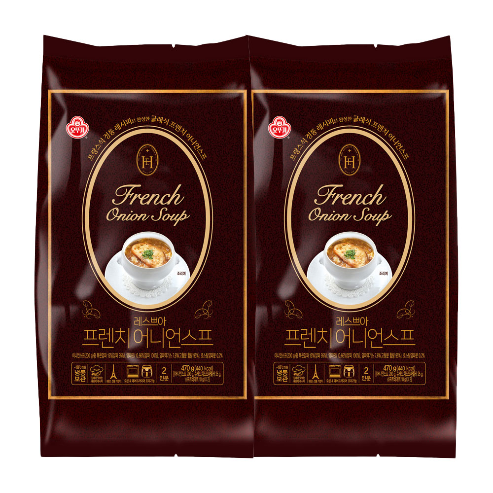 오뚜기 레스쁘아 프렌치 어니언스프 470g 2개 : 오뚜기mall