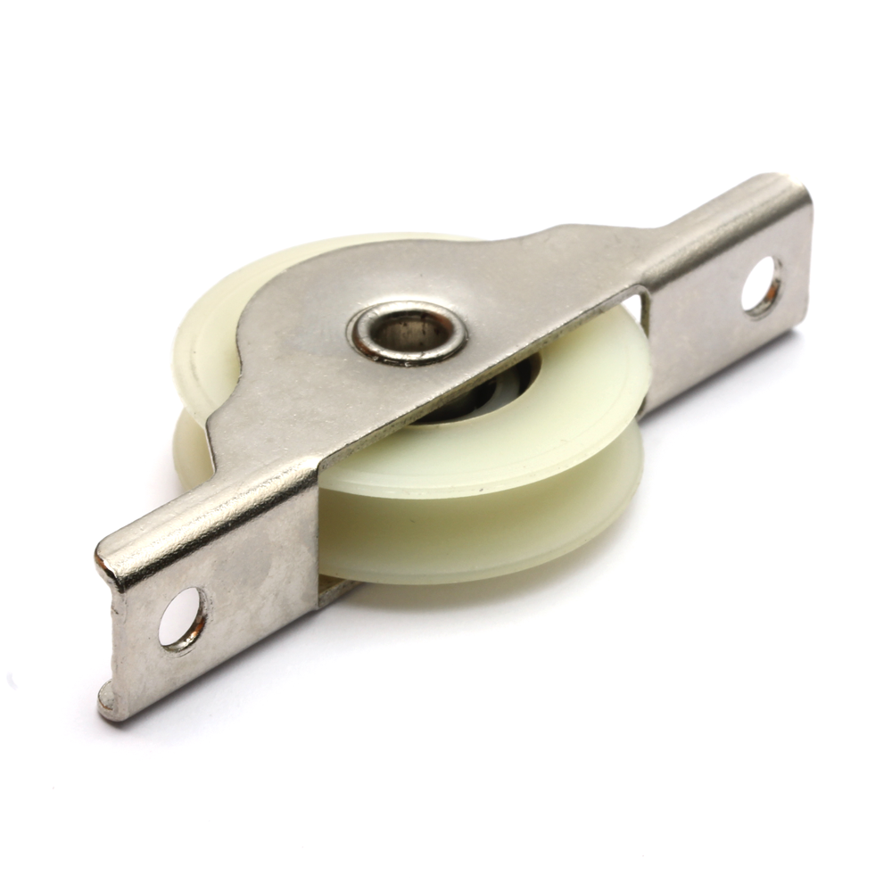레일 바퀴 도어 문 롤러 매입 호차 (오메가레일용) 오메가호차 나일론 33mm : Easy철물