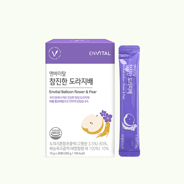 엔바이탈 참진한 도라지배 10g X 28포 : 엔바이탈