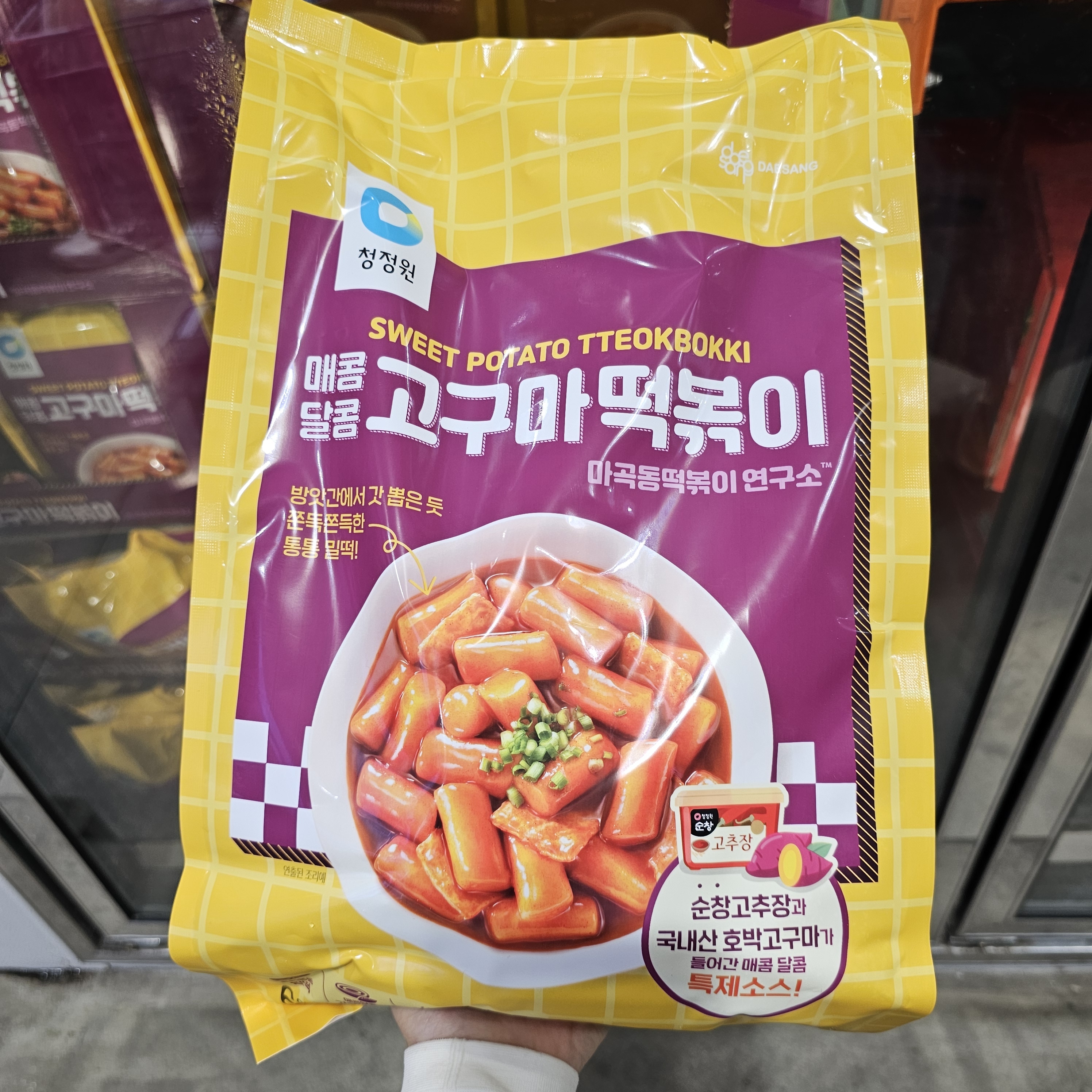 코스트코 청정원 매콤 달콤 고구마 떡볶이 710g x 3개 6인분 쫀득 통통 밀떡 고추장 : 빠른코스트코구매대행