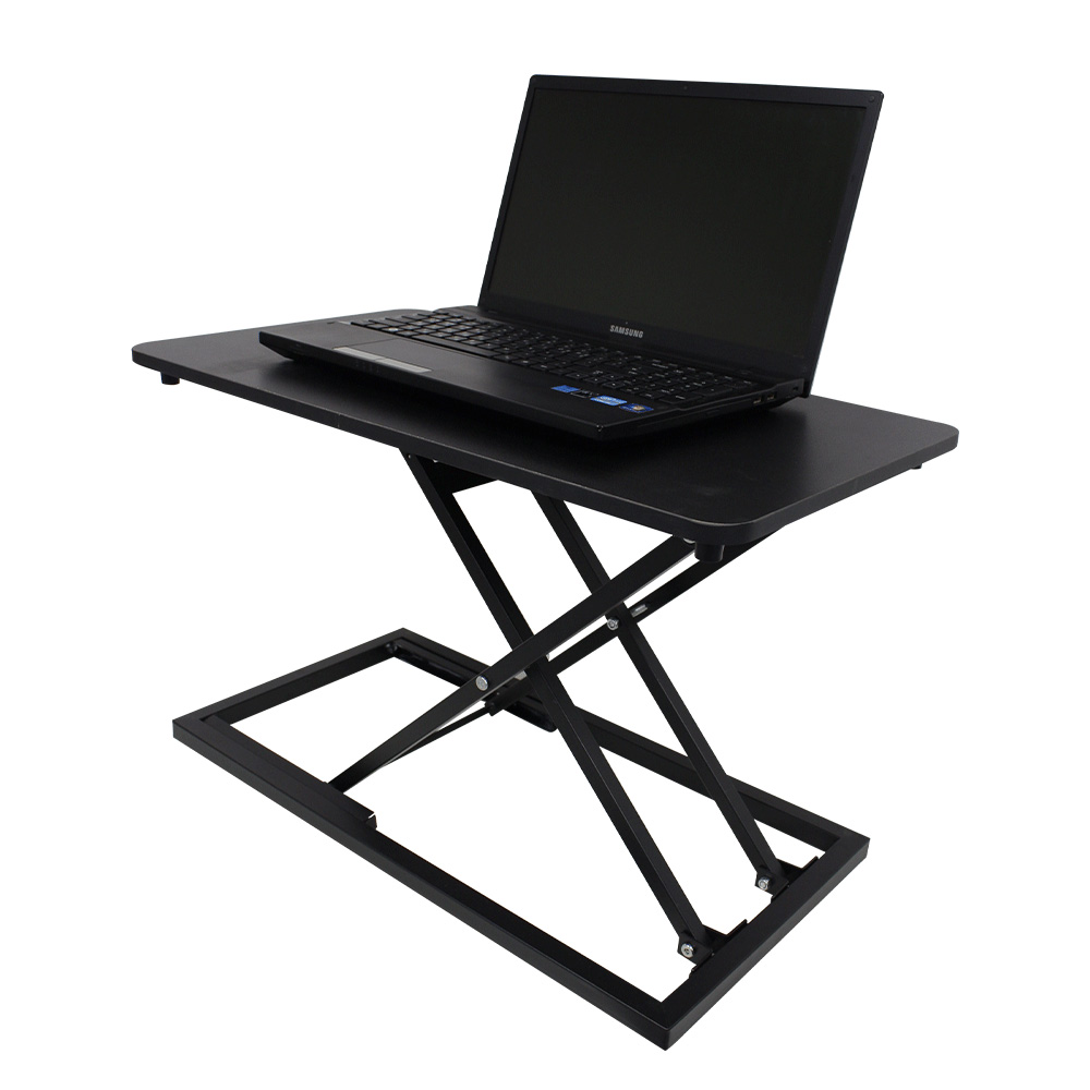 높이조절 스탠딩 책상 모션 데스크 테이블 수동 600x340mm, 블랙 : WG마켓